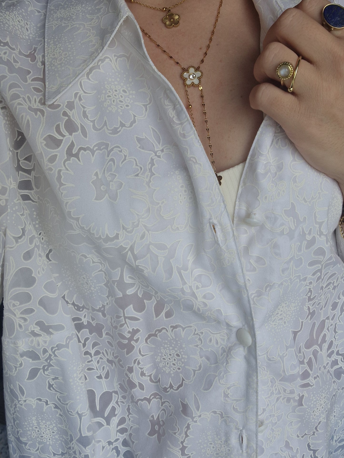 Collier Cascade de Fleurs