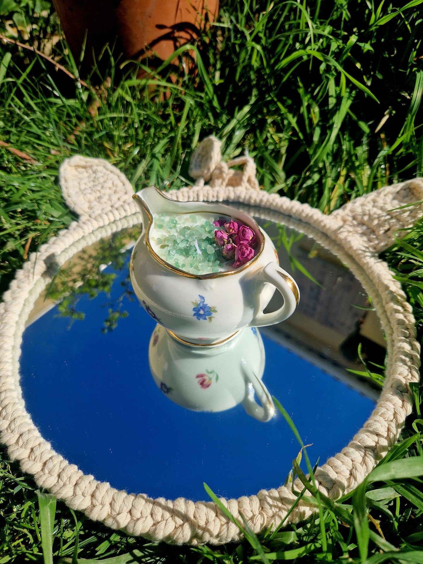 Bougie Rose Éternelle